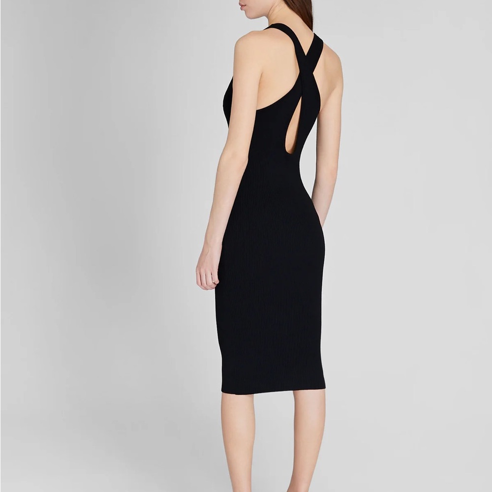 Knit cross back Sleeveless Dress